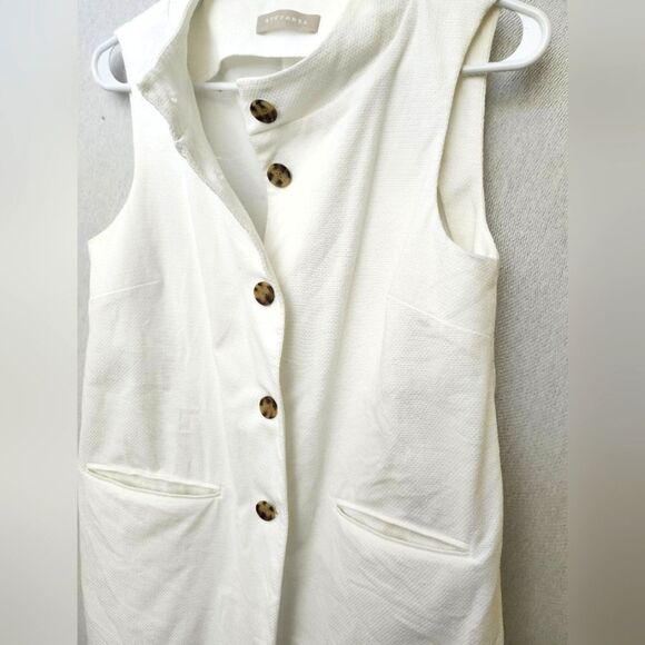 Stefanel‎ women's sleeveless button cardigan size 6 - Picture 4 of 11